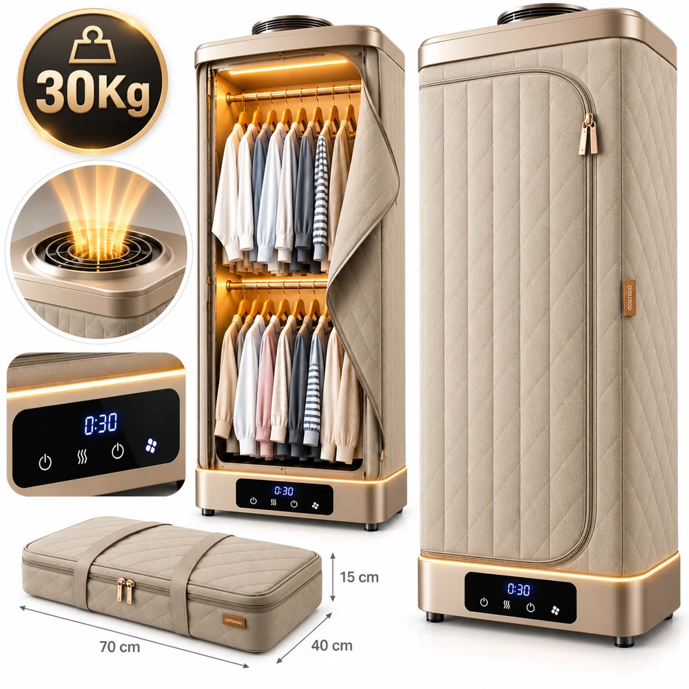 NUVARA™ — MÁQUINA DE SECAR PORTÁTIL 3 EM 1